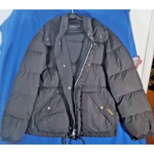 Vintage Polo By Ralph Lauren Down Puffer Parka Size Medium With Detachable Hood